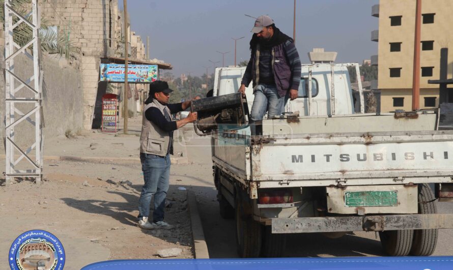 ورشات لجنة الطاقة تعمل على فحص الكابلات الأرضية في جمعية البريد