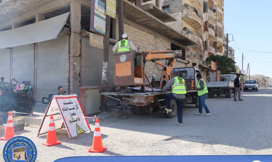 جانب من أعمال ورشات هيئة الطاقة خلال الفترة الحالية