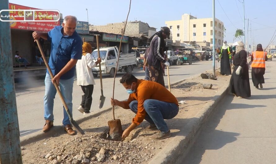 استطلاع للرأي من أهالي مفرق الجزرة حول حملة معاً لنظافة مدينتنا